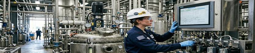 Optimiza el consumo de insumos químicos en manufactura continua